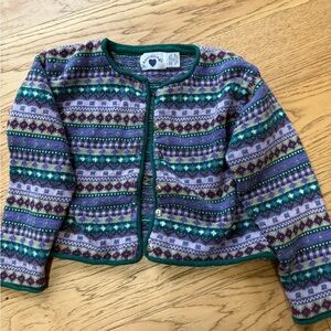 Hartstrings Multicolor Knit Cardigan